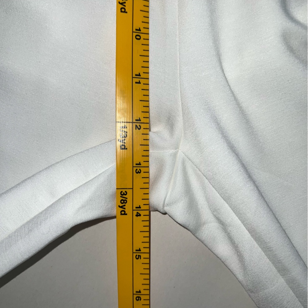 Commense White Straight-Leg Pants - Picture 11 of 14
